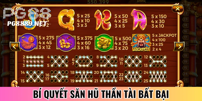 Mẹo săn hũ Thần Tài tại PG88 bất bại